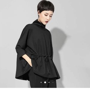 Tsyua drawstring turtleneck sweatshirt by Marigold Shadows